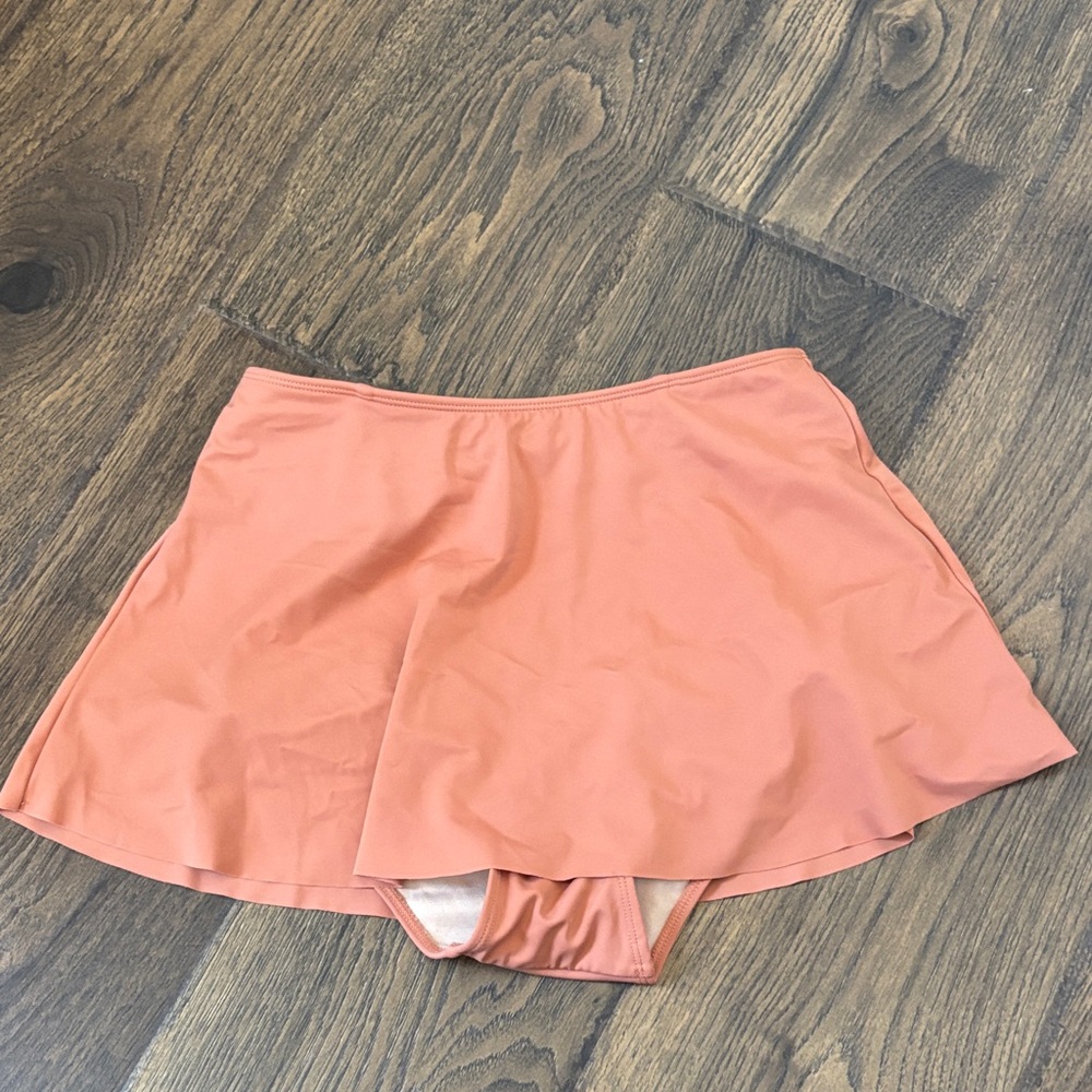 Kortni Jeane Peach Swim Skirt